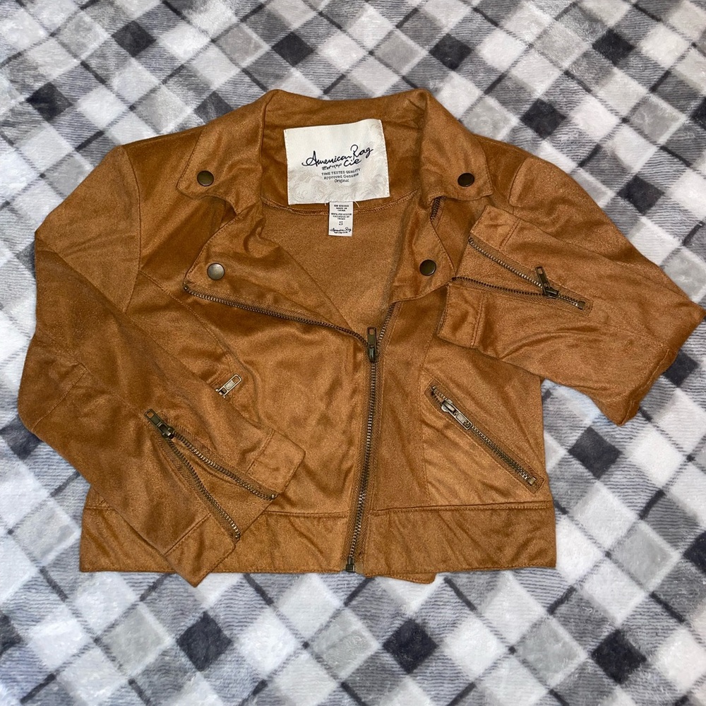Suede Crop Jacket